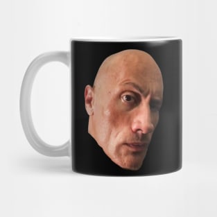 The Rock Eyebrow Raise Face Meme Mug